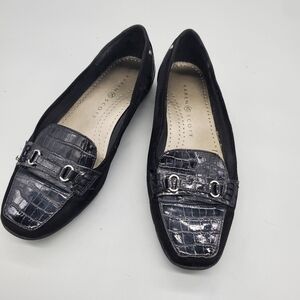 Karen Scott Crocodile Loafers Women 7 Shoes